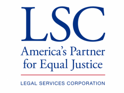 Legal Services Corporation Logo including the words "America's Partner for Equal Justice"