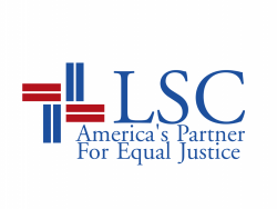Legal Services Corporation Logo containing slogan "America's Partner for Equal Justice"