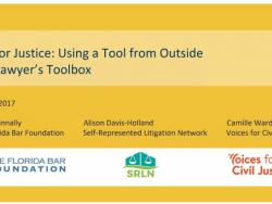 Presentation: GIS for Justice Workshop with Tip Sheet for GIS Analysis (NLADA 2017) 