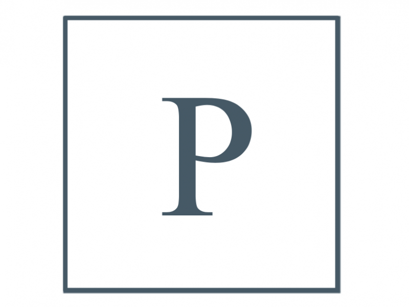 Letter P, Author's last name initial