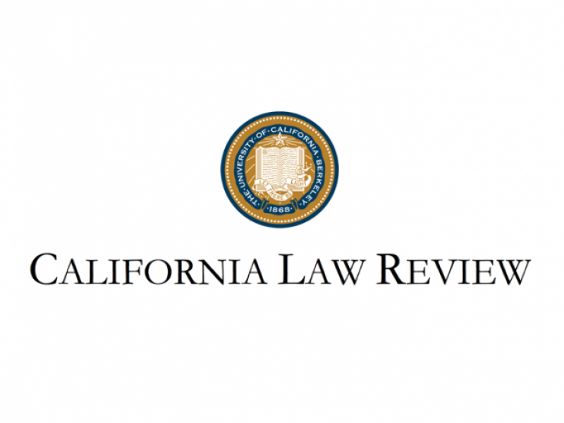 California Law Review Logo
