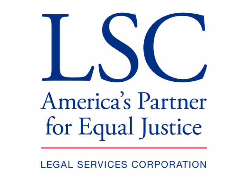 Legal Services Corporation Logo including the words "America's Partner for Equal Justice"