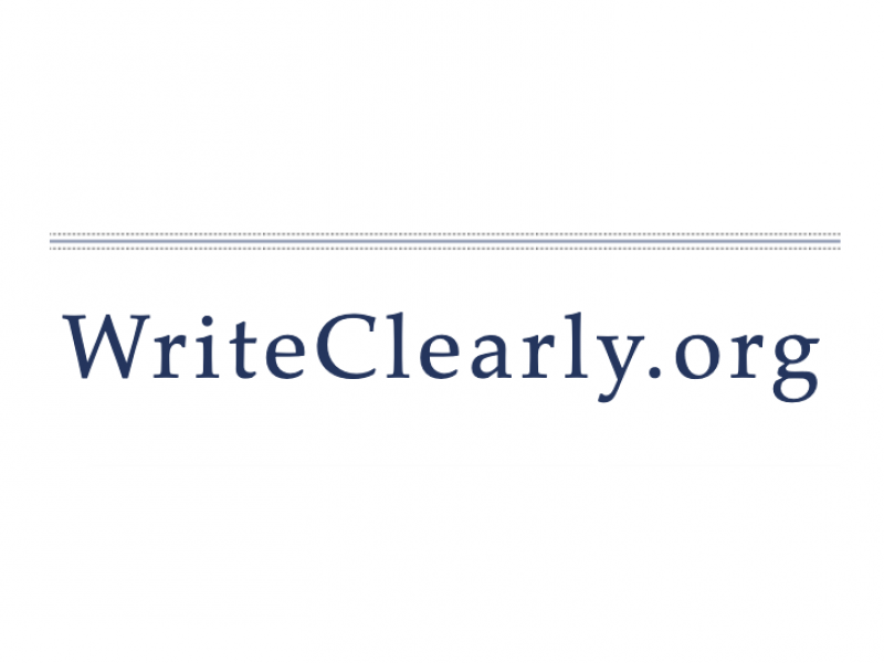 Image of WriteClearly.org 