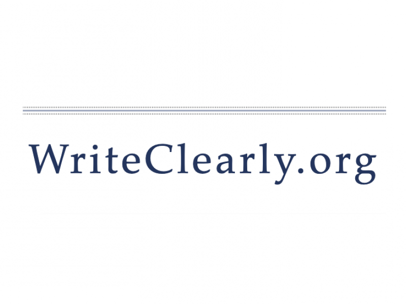 Image of WriteClearly.org